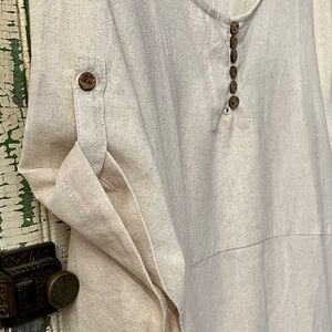 Boho Lagenlook Tunic Dress size Large